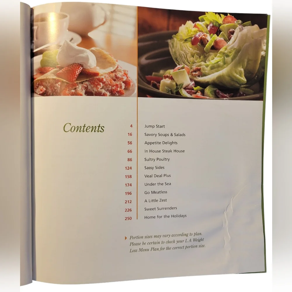 LA Lite Cookbook Simple Recipes Simply Delicious 266 Pages With Color Pictures